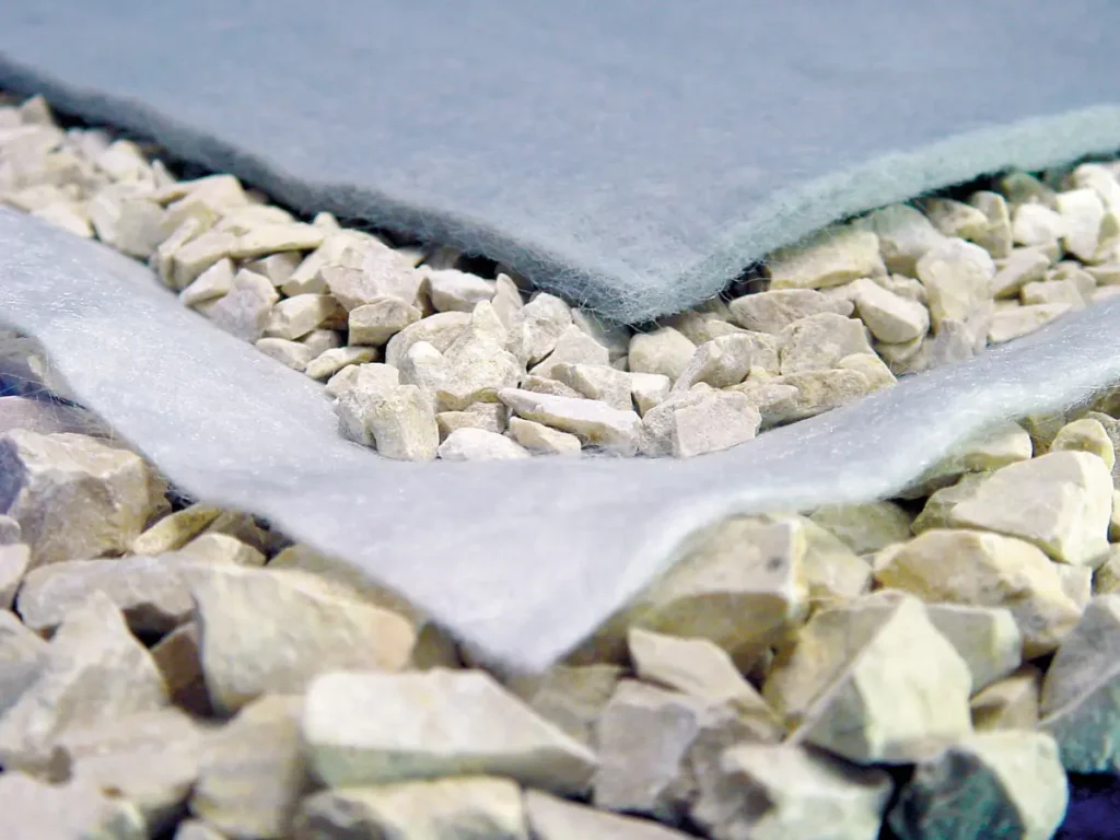 High-strength woven geotextile for soil reinforcement and retaining wall construction