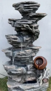 Luxury garden water feature enhancing outdoor living areas
